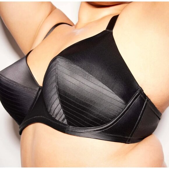 Savage X Fenty Sexties Bullet Bra Black 46DDD
